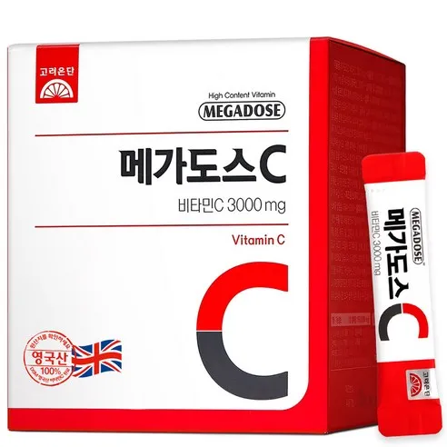 고려은단 메가도스C 비타민C 3000mg 60포  180g, 1개