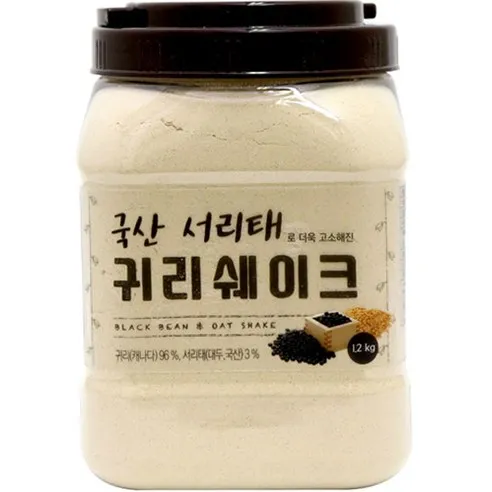 태광선식 국산서리태로 더욱 고소해진 귀리쉐이크, 1.2kg, 1개