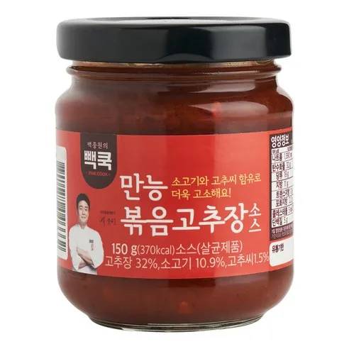 빽쿡 백종원의 만능 볶음고추장소스, 150g, 1개