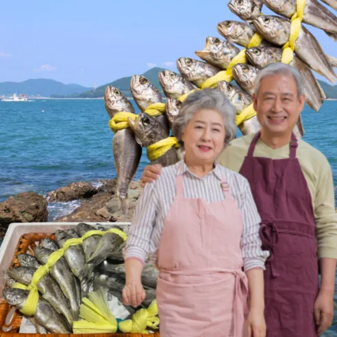 먹사부 영광 법성포 국내산 굴비 선물세트 선물용 가정용 소 중 특대 장대 말린 10마리 20미 포장 대용량 생선 참조기 제수용 소포장