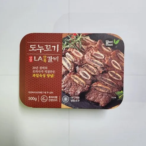 [도누꼬기] LA양념갈비 500g 1팩, 500g, 4개