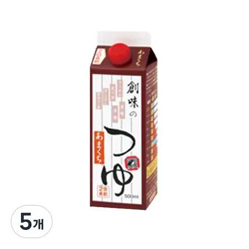 소미 쯔유 단맛, 500ml, 5개