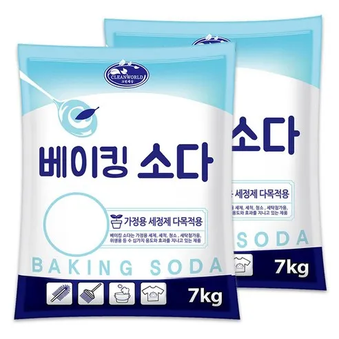 크린테크 베이킹소다 7kg, 7kg, 2개