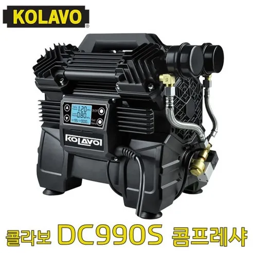 KOLAVO NEW 콜라보 컴프레샤 DC990S 3세대 휴대용 콤프레샤 4마력 브러쉬리스 저소음 DC990S, 4마력 DC990S..., 1개