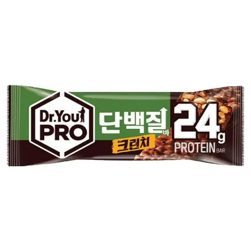 오리온 닥터유 프로 단백질바 크런치, 560g, 2개