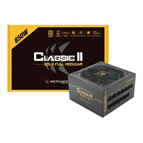 마이크로닉스 Classic II 850W 80PLUS GOLD 230V EU 풀모듈러 ATX 파워 HP1-O850GD-E12F