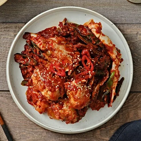 여수 나래식품 양념 꽃게장 1kg 연평도 양념게장