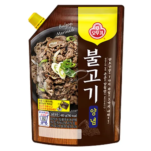 오뚜기 불고기양념 스파우트팩, 480g, 1개