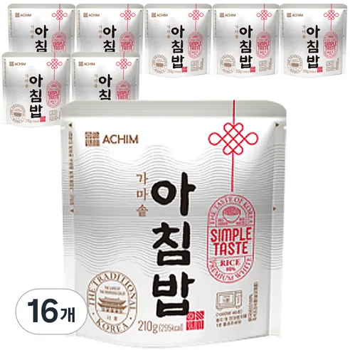 아침 가마솥 아침밥, 210g, 16개