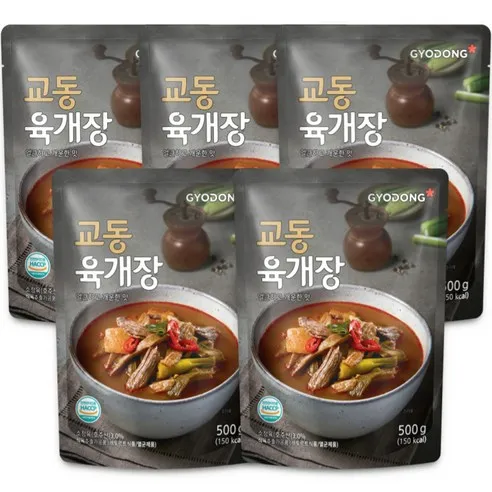 교동 육개장, 500g, 5개