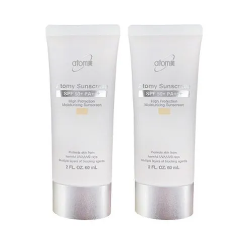 애터미 선크림 베이지 SPF50+ PA+++, 60ml, 2개