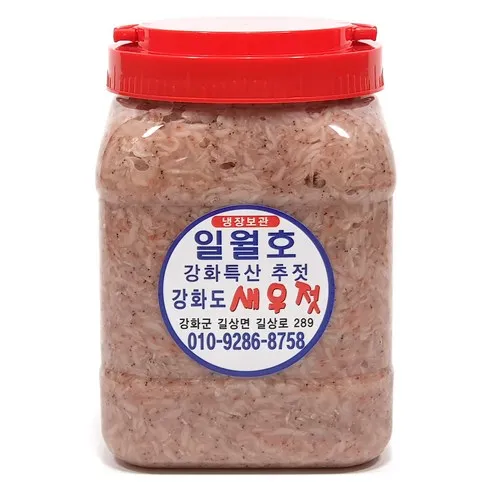 [국산100%.msg무] 약으로 먹는 잔새우젓. 강화도 추젓 3kg, 3kg, 1개