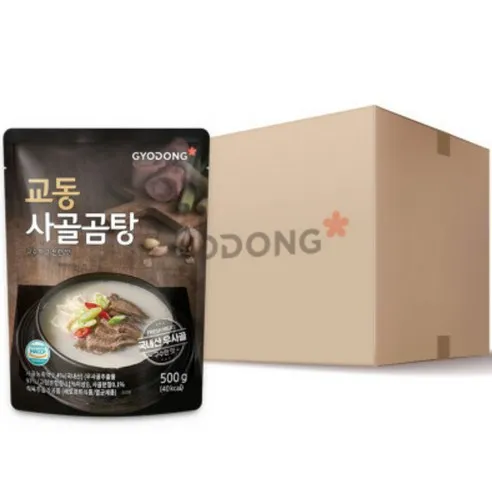 교동식품 사골곰탕, 500g, 18개