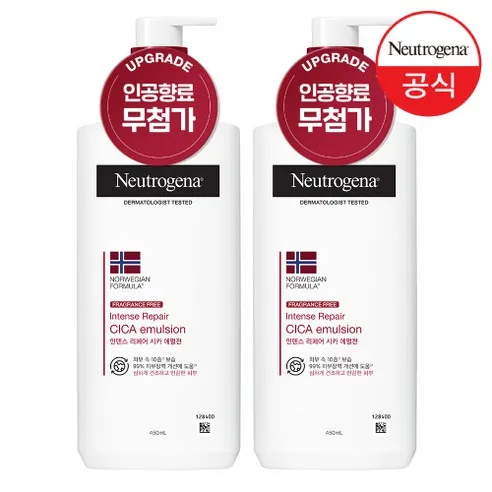 뉴트로지나 인텐스 리페어 시카 에멀젼 바디로션, 450ml, 2개