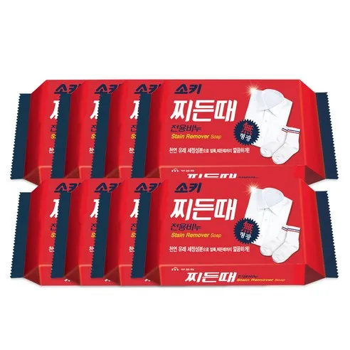 소키 찌든때 전용비누, 150g, 8개